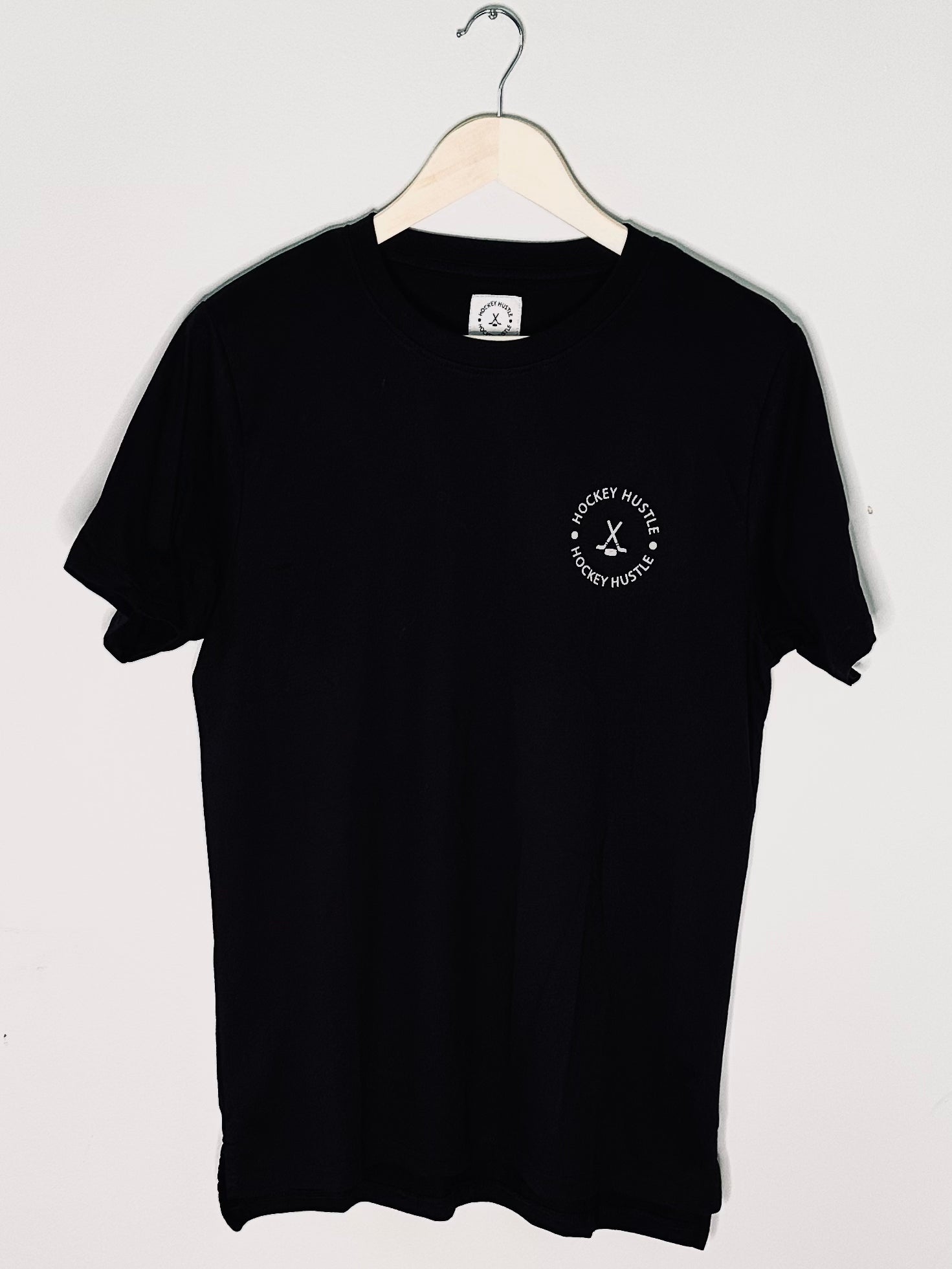 BLACK SPLIT T-SHIRT